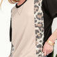 CELESTE Full Size Leopard Color Block T-Shirt at Bella Road