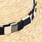 FAME Strap Wide Brim Straw Hat at Bella Road