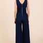 MITTOSHOP Sleeveless Wide Leg Denim Jumpsuit at Bella Road