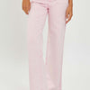 RISEN High Rise Tummy Control Wide Leg Jeans | Full Size - Acid Pink