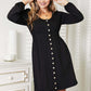 DOUBLE TAKE Scoop Neck Empire Waist Long Sleeve Magic Dress at Bella Road