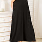 DOUBLE TAKE Full Size Soft Rayon Drawstring Waist Maxi Skirt Rayon at Bella Road