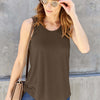 Round Neck Tank | Full Size - Chestnut