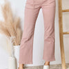 RISEN High Rise Ankle Flare Jeans - Mauve