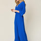 DOUBLE TAKE Full Size Half Sleeve Wide Leg Jumpsuit at Bella Road