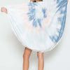 Dreamland Tie Dye Round Beach Towel - Multicolor