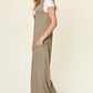 DOUBLE TAKE Full Size Sleeveless Wide Leg Jumpsuit with Pockets at Bella Road