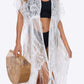 BELLA ROAD Fringe Trim Lace Cover-Up Dress at Bella Road