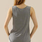 NINEXIS Full Size V-Neck Curved Hem Tank at Bella Road