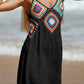 Cutout V-Neck Cover-Up Dress