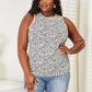 DOUBLE TAKE Printed Round Neck Tank at Bella Road