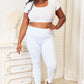 DOUBLE TAKE Wide Waistband Sports Leggings at Bella Road