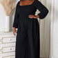 DOUBLE TAKE Square Neck Jumpsuit with Pockets at Bella Road