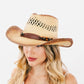 FAME Cutout Wide Brim Straw Hat at Bella Road