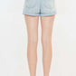 KANCAN High Rise Repaired Mom Denim Shorts at Bella Road