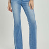 RISEN Full Size High Rise Button Fly Bootcut Jeans - Light