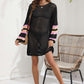 BELLA ROAD Openwork Contrast Long Sleeve Cover-Up at Bella Road