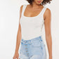 KANCAN Distressed Button Fly Denim Shorts at Bella Road