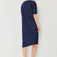 MARINA WEST SWIM Pleated Dolman Sleeve Dress at Bella Road