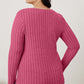 Basic Bae Ribbed V-Neck Long Sleeve T-Shirt