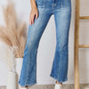 RISEN High Rise Ankle Flare Jeans - Medium