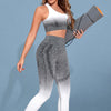 Gradient Sports Tank and Leggings Set - Heather Gray