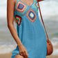 Cutout V-Neck Cover-Up Dress