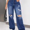 Bella Road Distressed Jeans with Pockets - Medium