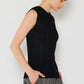 MARINA WEST SWIM Pleated Sleeveless Crewneck Tank at Bella Road