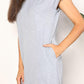 DOUBLE TAKE Short Sleeve Front Slit Hooded Dress at Bella Road