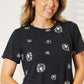 DOUBLE TAKE Dandelion Print Round Neck T-Shirt at Bella Road