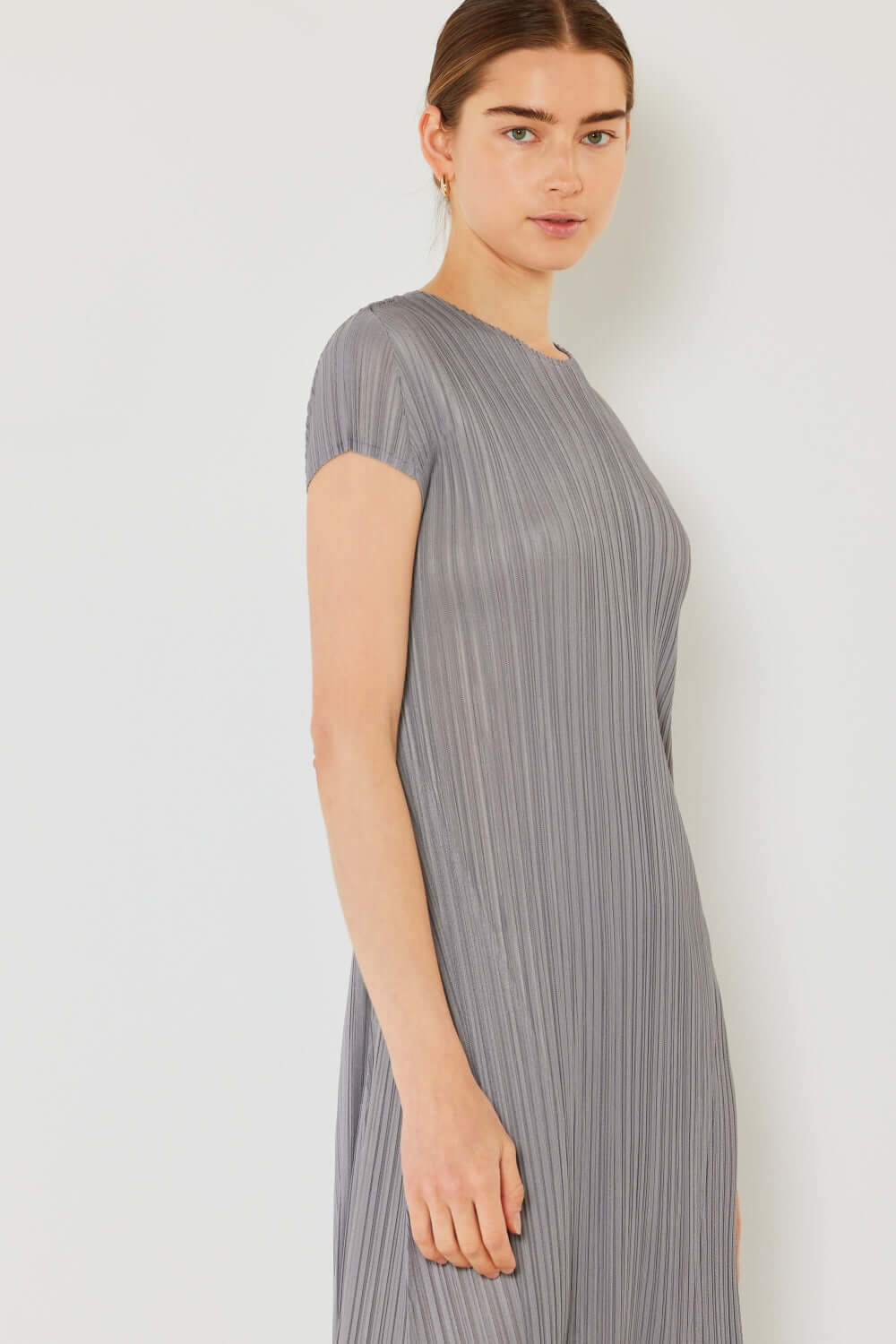 MARINA WEST SWIM Pleated Cap Sleeve A-Line Dress at Bella Road