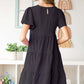 HEIMISH Swiss Dot Short Sleeve Tiered Dress at Bella Road