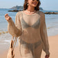 BELLA ROAD Backless Boat Neck Long Sleeve Cover Up at Bella Road