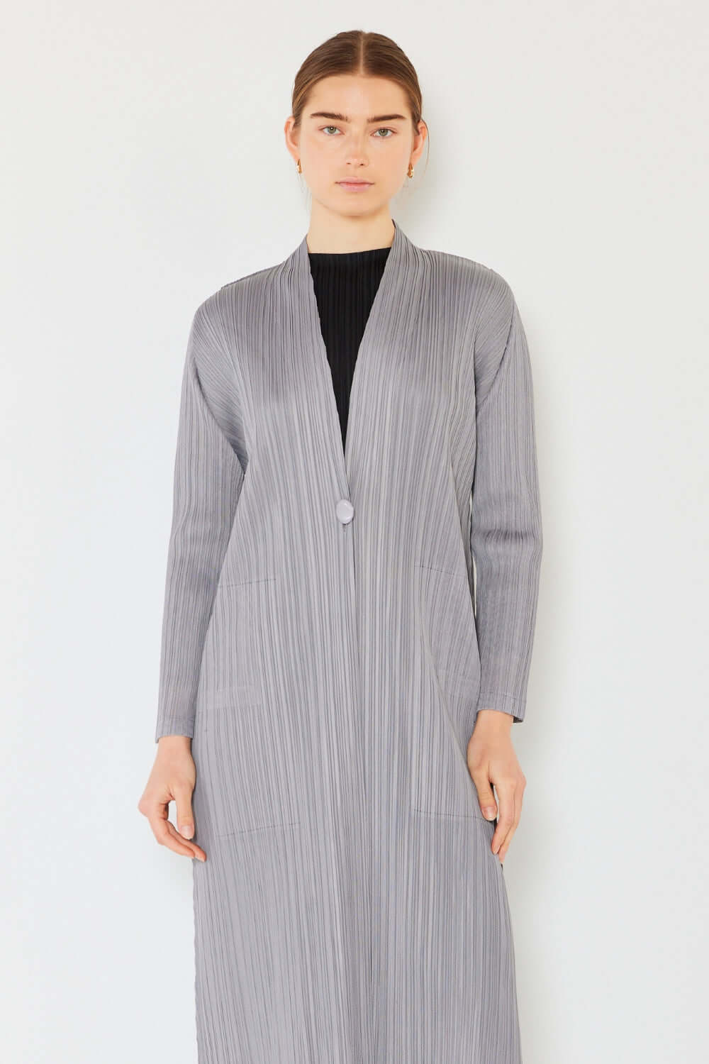 MARINA WEST SWIM Pleated Long Sleeve Cardigan at Bella Road