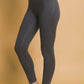 Love Tree high waist leggings in dark gray with side pockets, perfect for workouts and casual style.