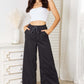 BASIC BAE Wide Leg Pocketed Pants at Bella Road