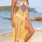 BELLA ROAD Fringe Spaghetti Strap Cover-Up at Bella Road