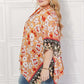 JUSTIN TAYLOR Peachy Keen Cover-Up Kimono at Bella Road