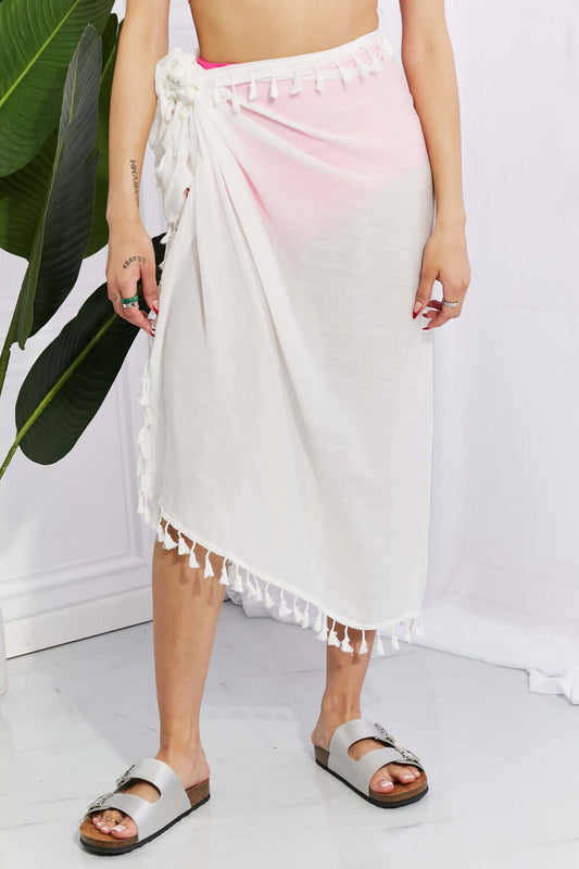 MARINA WEST SWIM Relax and Refresh Tassel Wrap Cover-Up at Bella Road