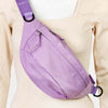 Adjustable Strap Sling Bag - Purple