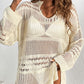 BELLA ROAD Cutout Notched Long Sleeve Cover-Up at Bella Road