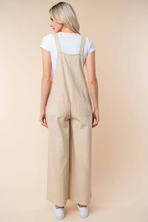 Sleeveless Wide Leg Jumpsuit