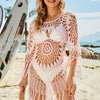 Fringe Detail Cover Up Dress - Pink