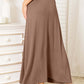 DOUBLE TAKE Full Size Soft Rayon Drawstring Waist Maxi Skirt Rayon at Bella Road