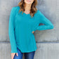 V-Neck Long Sleeve Top