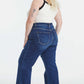 BAYEAS Full Size High Waist Cat's Whisker Wide Leg Jeans at Bella Road