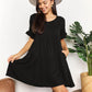 DOUBLE TAKE V-Neck Flounce Sleeve Tiered Dress at Bella Road