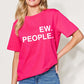 SIMPLY LOVE Full Size EW. PEOPLE Graphic Round Neck T-Shirt at Bella Road