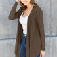 Open Front Long Sleeve Cardigan